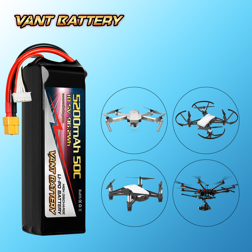 VANT 5S 18.5 V 5200 mAh 50C MAX 100C Lithium-Polymer Batterie For RC Car Truck FPV Racing Drone