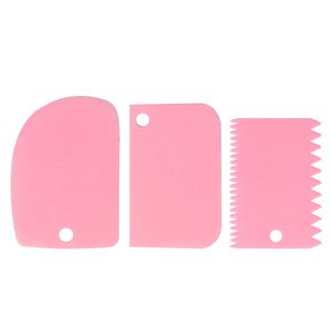 Factory Price Cake Tool Cake Scraper Smoother Tool Set 3pcs Set Cake Decorating Comb