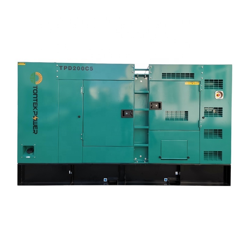 100 150 200 KW KVA generator diesel  with CUMMINS 6BT5.9 engine open soundproof 100KW power generators price