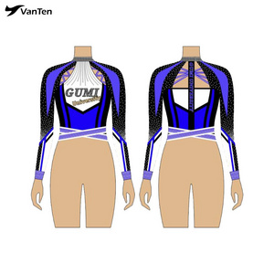 Hot sale Custom color kids pink cheerleading uniforms set logo embroidery sparkle blue mens cheerleading uniforms