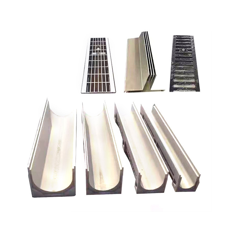 High Quality Polymer Concrete Road Drainage Channel For Water