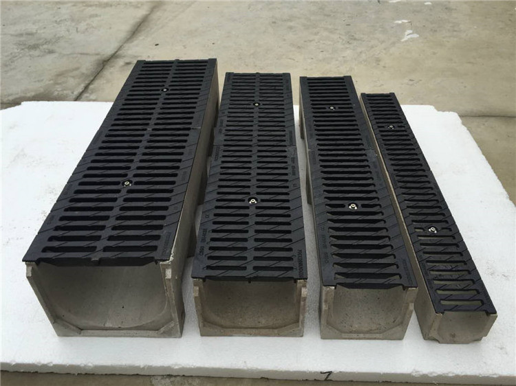 High Quality Polymer Concrete Road Drainage Channel For Water