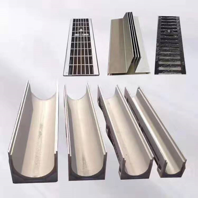 High Quality Polymer Concrete Road Drainage Channel For Water