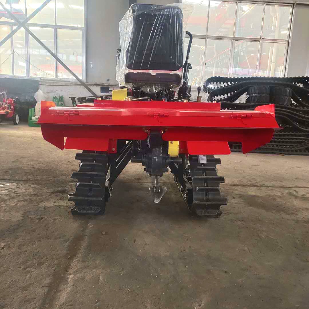 Multinfunction farm tools crawler tractor/agriculture Machinery mini tractor/Dual use of water and drought rotary cultivator