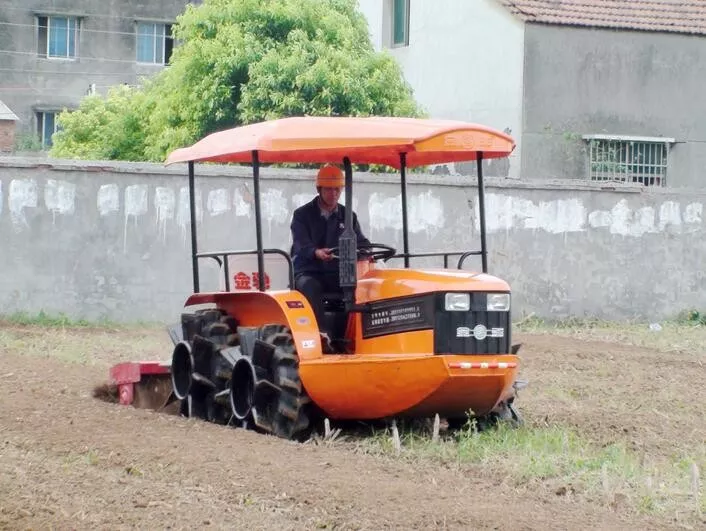 Paddy field tractor/Small boat tractor/ paddy tire farm boat tractor for rice field cultivation