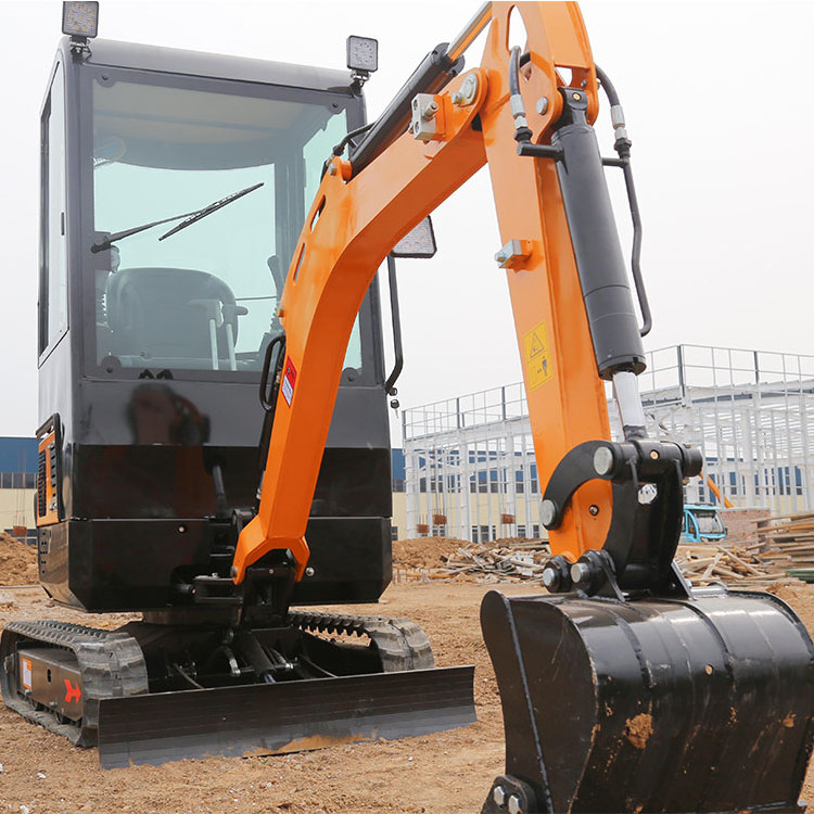 mini excavator 2 ton 1.8ton 1ton 1.2ton mini excavadora 2t machine hot sale mini pelle excavator attachment with cabin