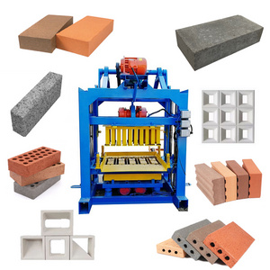 2-20 the cheapest hydraulic interlocking clay mud bricking machine compressed earth soil clay block brick making machine