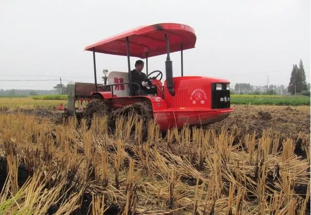 Paddy field tractor/Small boat tractor/ paddy tire farm boat tractor for rice field cultivation