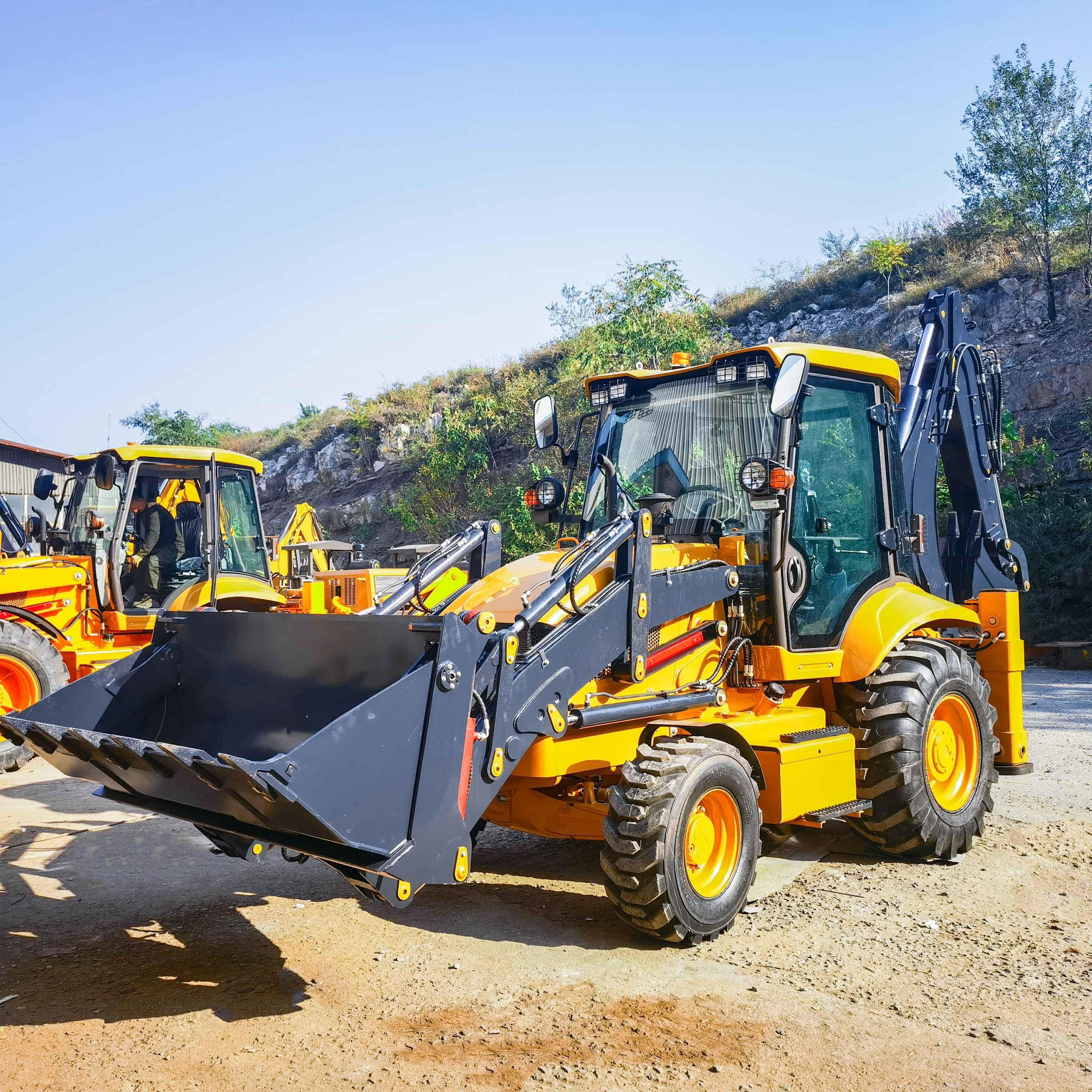 Backhoe Loader with Price Chinese Backhoe Loaders Small Backhoe