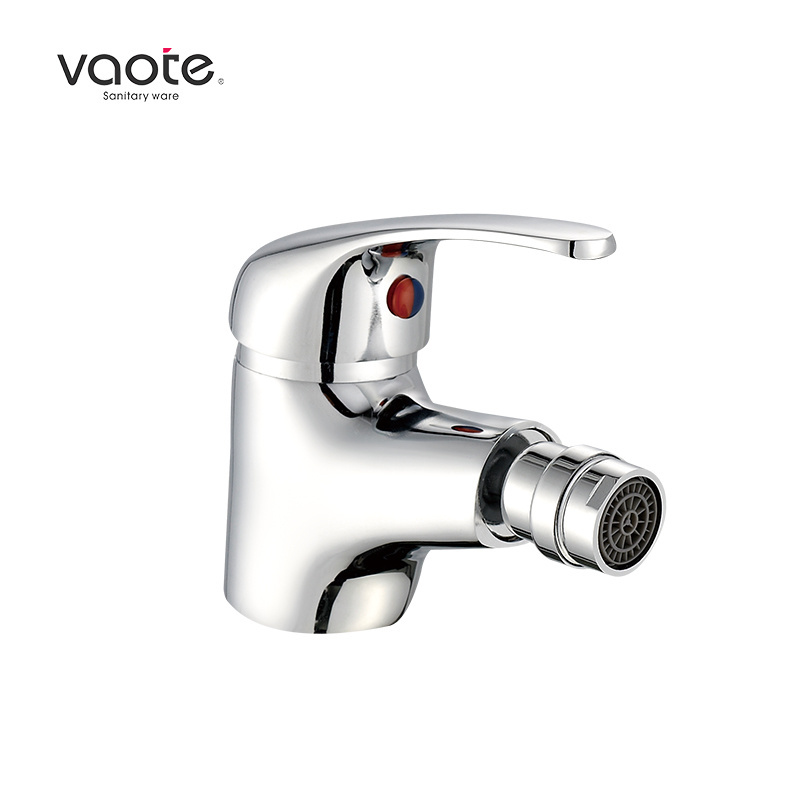 Hot Sale Simple Zinc Deck Mounted Single Handle Hot Cold Water Bidet Mixer