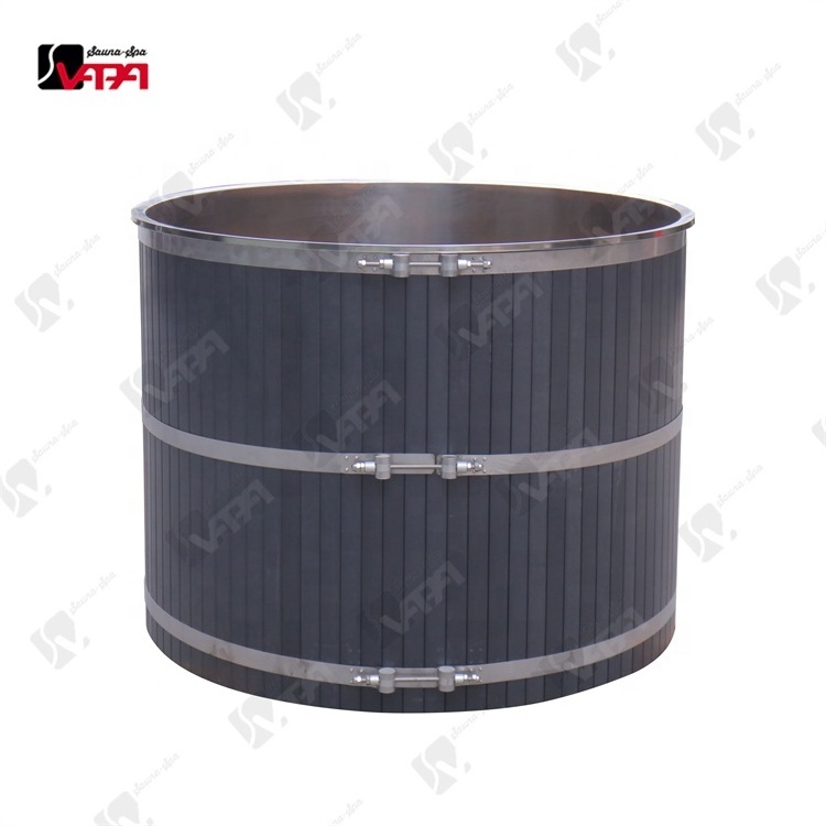 Vapasauna Direct Manufacturer Stainless steel  hot tub bathtub hot sales outdoor sauna external stove