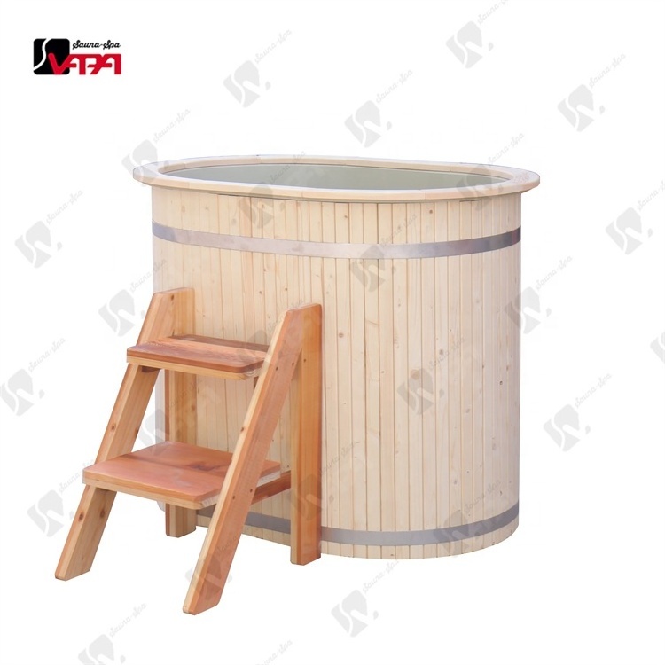 Vapasauna direct Manufacturer cold plunge tub sauna shower combination cedar barrel sauna