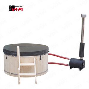 Vapasauna Direct manufacturer Hot sale External wood stove hot tub Barrel finn sauna products