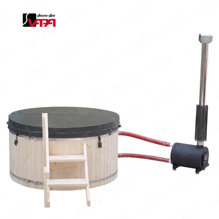 Vapasauna Direct manufacturer External wood stove hot tub Barrel Sauna Chimney Accessories Seclude Boardsauna solid wood