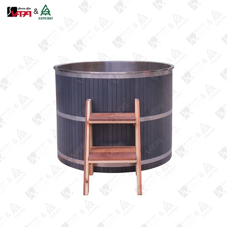 Vapasauna Direct Manufacturer Stainless steel  hot tub bathtub hot sales outdoor sauna external stove