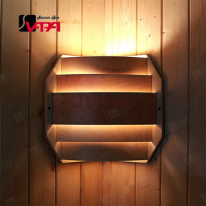 Vapasauna accessories manufacturer Pine Wooden sauna lamp shade sauna hot tub wooden sauna bath steam