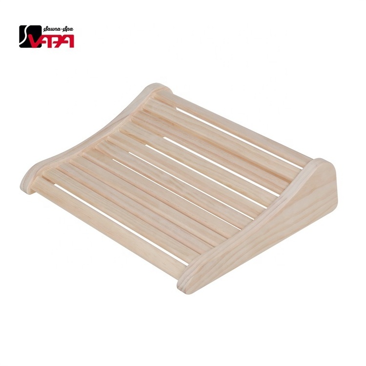 Vapasauna Direct Manufacturer Pine  Sauna Headrest Sauna Accessories sauna wooden pillow