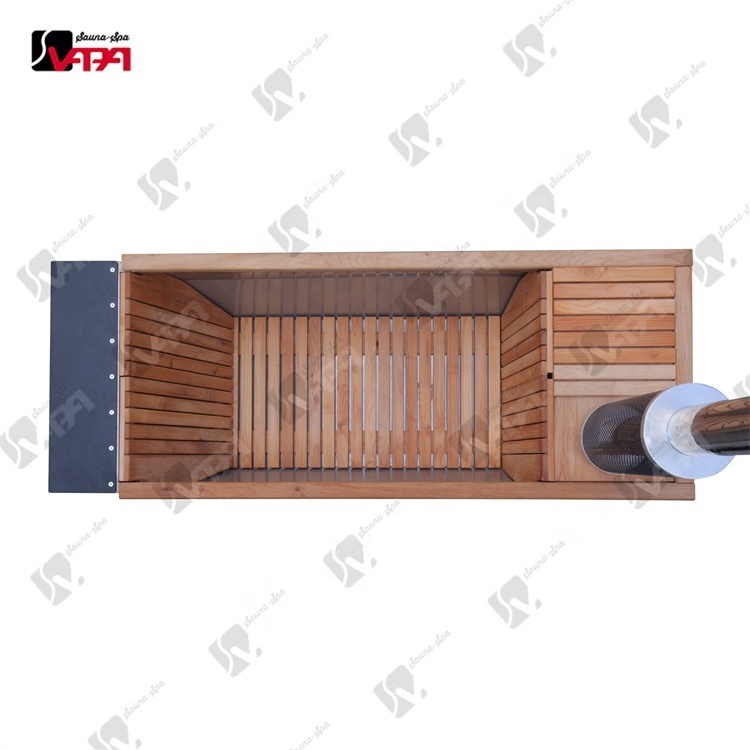 Vapasauna direct manufacturer stainless steel hot tub alder wood burning firewood heater