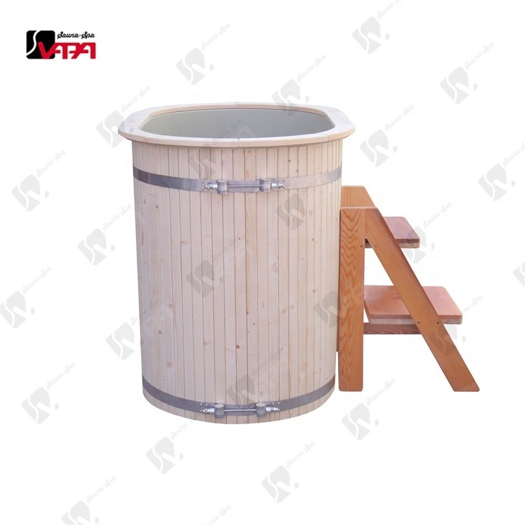 Vapasauna direct Manufacturer cold plunge tub sauna shower combination cedar barrel sauna