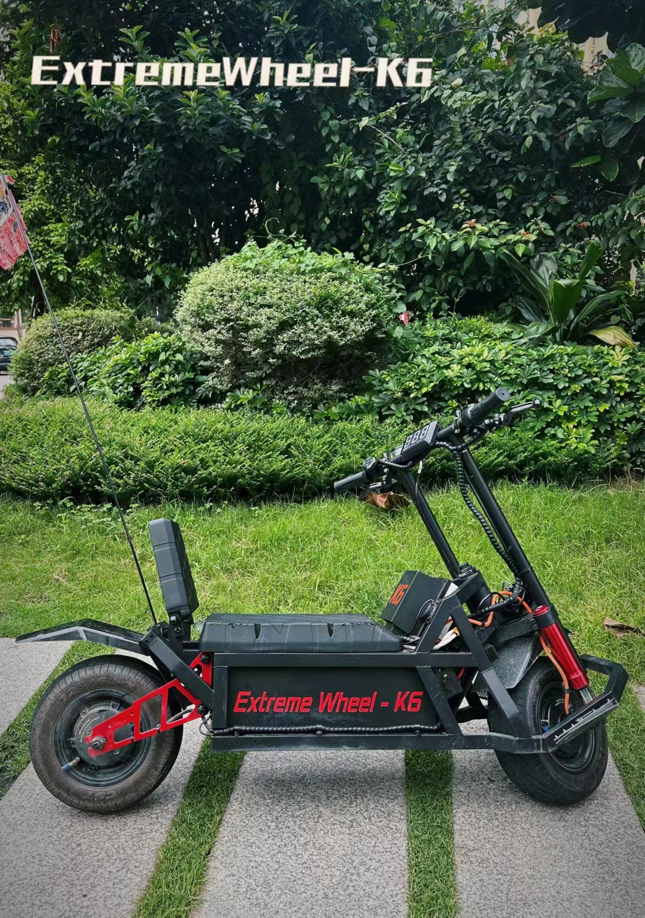 New powerful k6 2 wheel 134V 3500W*2 adult 120km/h dual motor fast electric scooters motorcycle with led lights