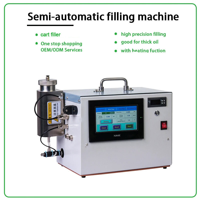 0.5Ml 1Ml Disposable Pods High-Precision Filling Machine Cartridge Filling Machine For Small Businesses