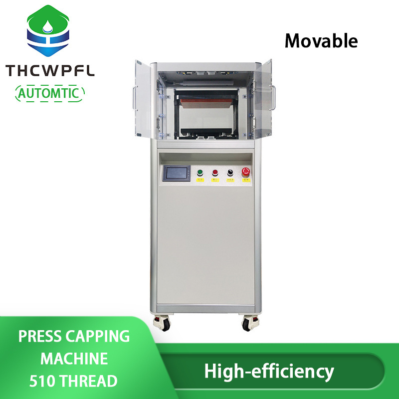 Cartridge Capping Pressing Machine Disposable Pod Cartridge Thick Oil Carts Automatic Machine