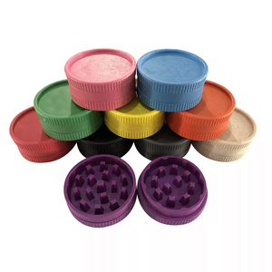 2023 New Hot Sale Custom Logo 55 mm- 2 Layers Degradable Plant Fiber Tobacco Herb Grinder