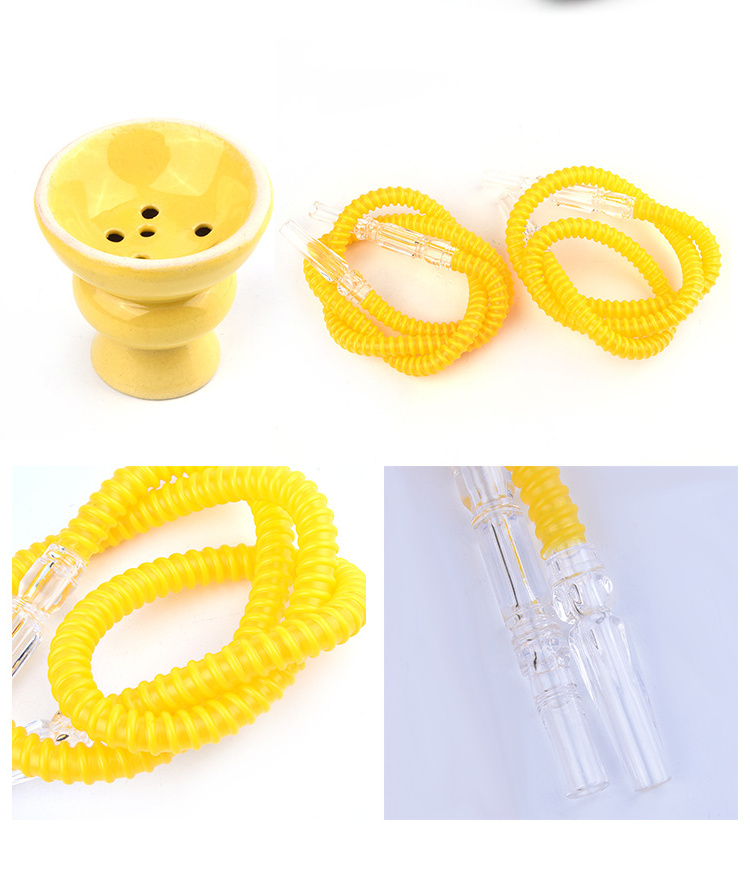 Pineapple Hookah Middle East Arabia Shisha Set Fruit Double Hose Resin Shisha Hookah