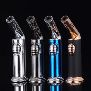 Factory  direct wholesale Jobon JL-081V Custom Logo BBQ Refillable BBQ Torch lighter Windproof Cigar lighter