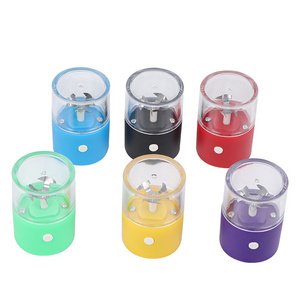 Vapruz Hot Sale Zinc Alloy Plastic Herb Grinder Custom Logo Electric Automatic Portable Electric Tobacco Grinder