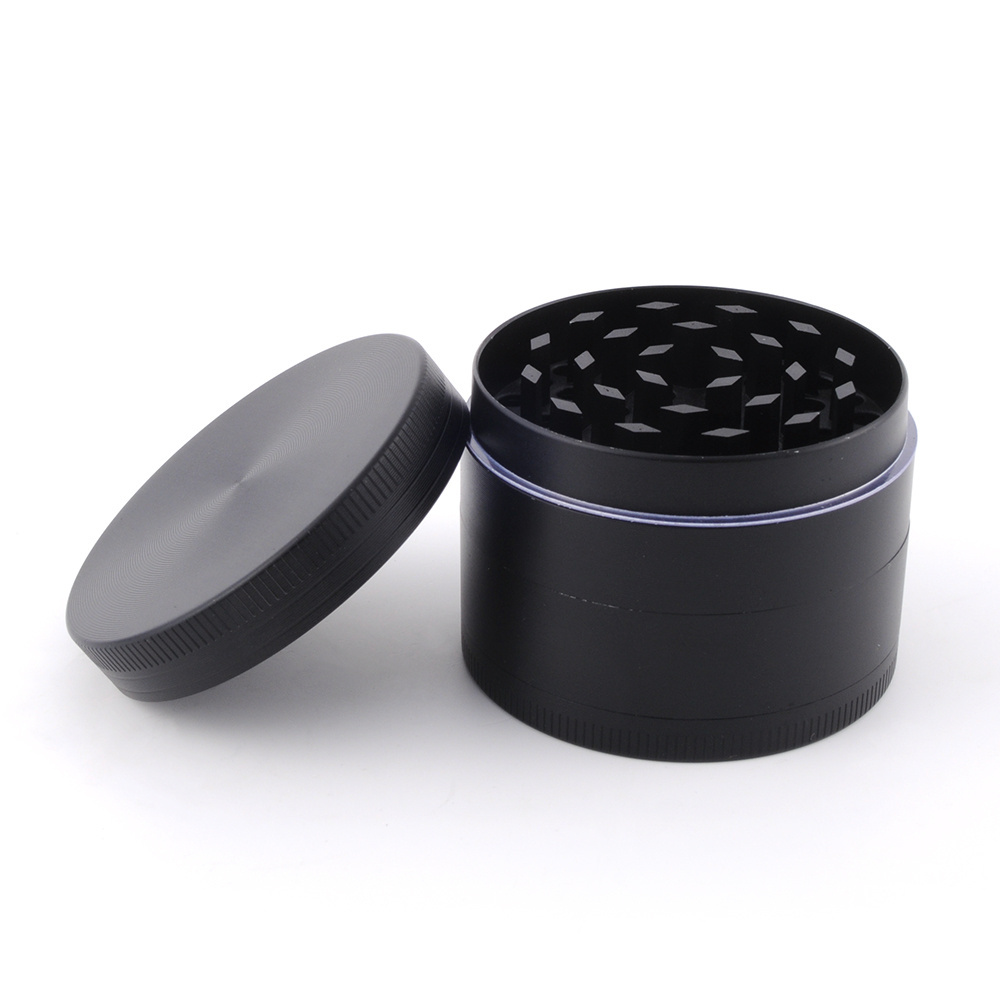 Vapruz JL-007JA zinc alloy black metal herb grinders 4 piece 2