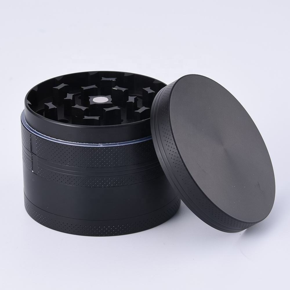 Grinder Vapruz Hot Sale Wholesale 63mm-4 Zinc Alloy Metal Tobacco Grinder Custom Logo Accessories Smoking Tobacco Grinder