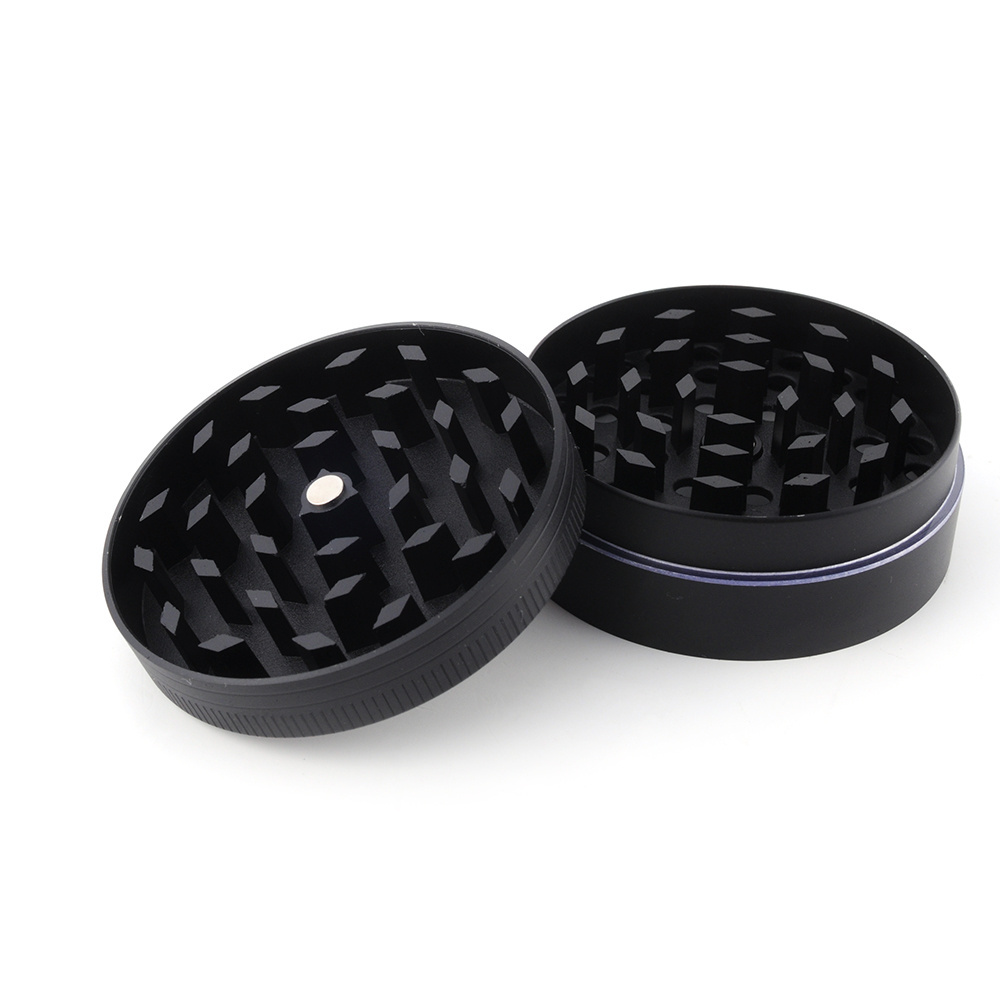 Vapruz JL-007JA zinc alloy black metal herb grinders 4 piece 2