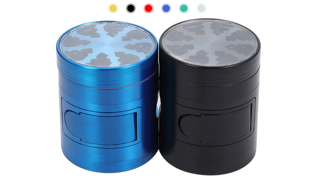 Vapruz Wholesale Zinc Alloy Herb Grinder 4 Layers Smoke Crusher Grinder Tobacco Custom herb Grinder For Smoke