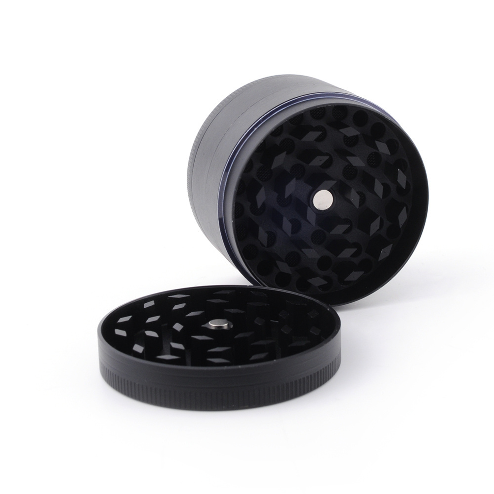 Vapruz JL-007JA zinc alloy black metal herb grinders 4 piece 2