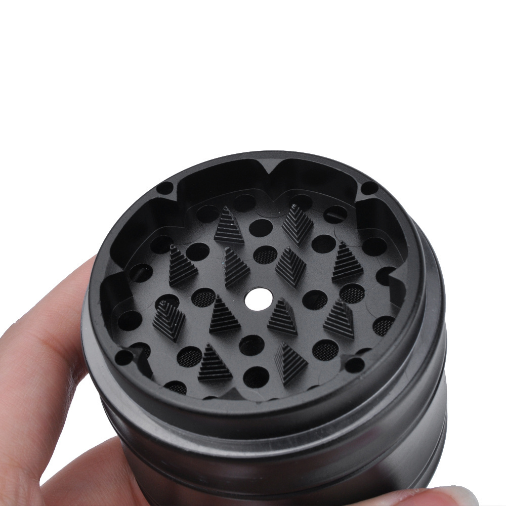 Vapruz New Design Portable Aluminum Alloy Tobacco Herb Grinder Teeth 4 Parts Hand Grinder Machine