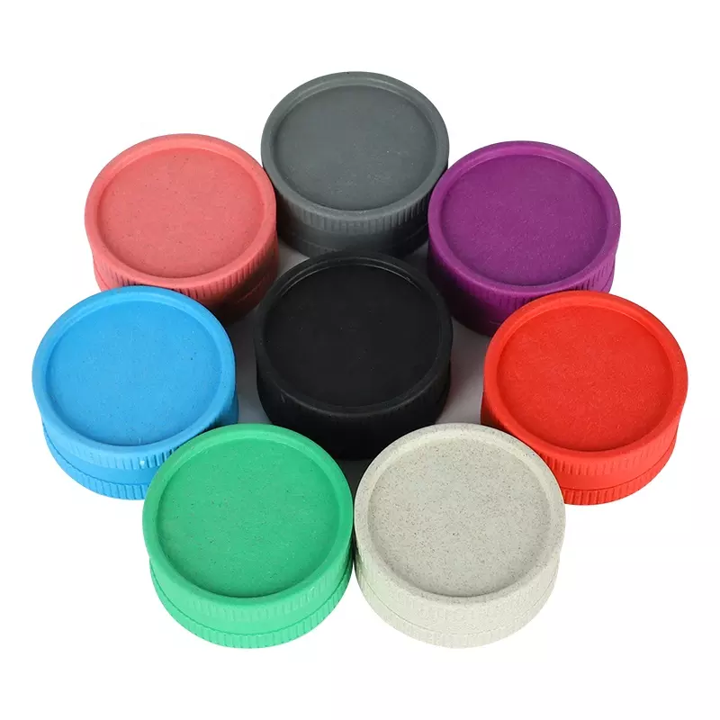 2023 New Hot Sale Custom Logo 55 mm- 2 Layers Degradable Plant Fiber Tobacco Herb Grinder