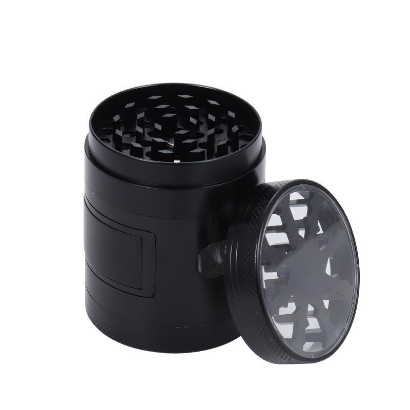 Vapruz Wholesale Zinc Alloy Herb Grinder 4 Layers Smoke Crusher Grinder Tobacco Custom herb Grinder For Smoke