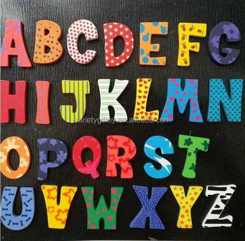 Magnetic Alphabet Letter Magnetic Sticker Teaching Magnet Sticker  Blackboard Wall Magnetic sticker