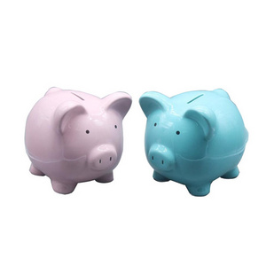 Ceramic large Pig Money Saving Box Animal Pig Money Bank Ceramic Pig  Coin Bank Piggy Bank