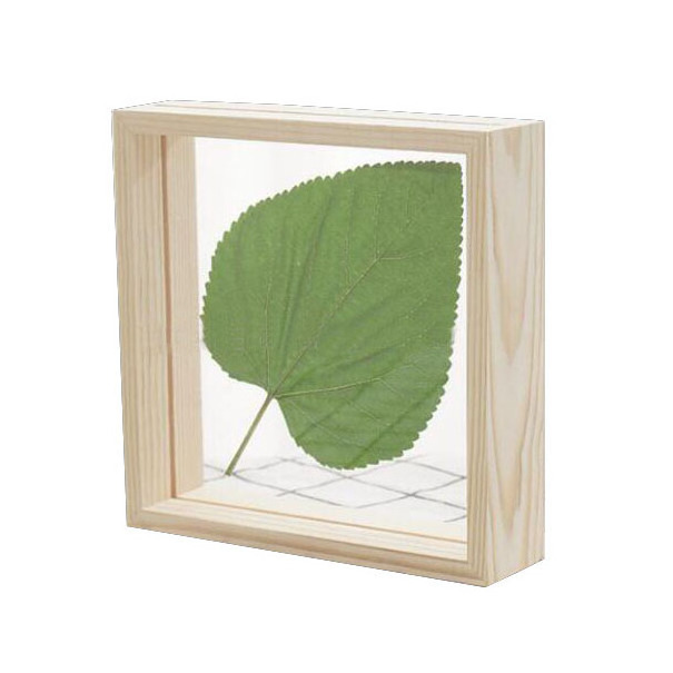 Acrylic glass photo frame decoration double-sided transparent plant specimen leaf clip DIY picture frame