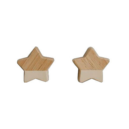 Wooden nursery cloud shape wall hook knobs pulls  desk drawer knobs handles wooden knobs for cabinet