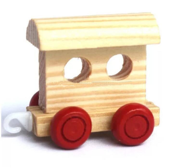 Wooden personalized natural name letter train alphabet name letter toy train for kids birthday christening newborn baby  gift