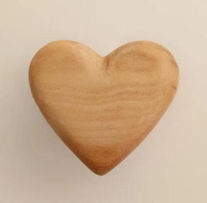 Wooden Natural heart Drawer Knobs for Dresser, Wood Dresser Knobs Nursery Decor Nursery Knobs Kids