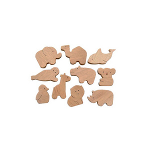 Nursery Wooden Animals Hooks Knobs For Kid Dresser Drawers, Pulls for Kids Room - Forest, Safari, Australian, Sea Animals