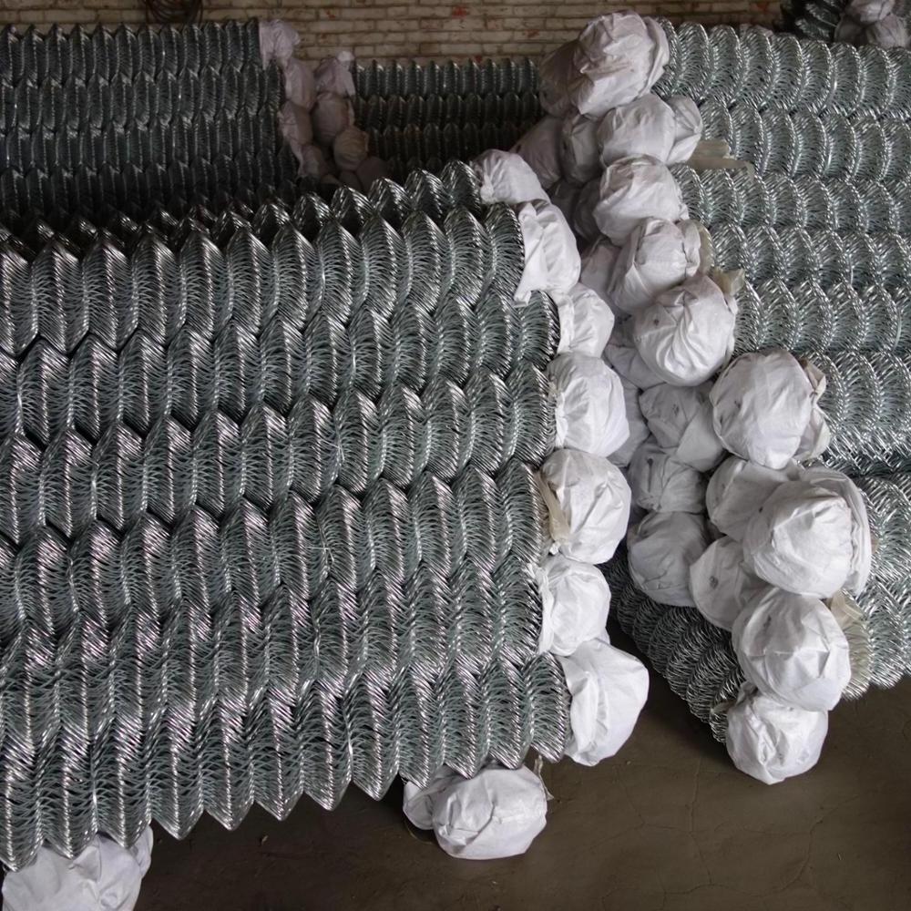 Anping galvanized or PVC coated used chain link mesh fence for sale