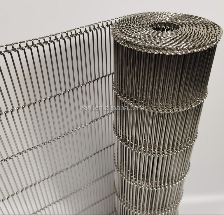 Factory stainless steel wire mesh belting for food processing conveyor belt