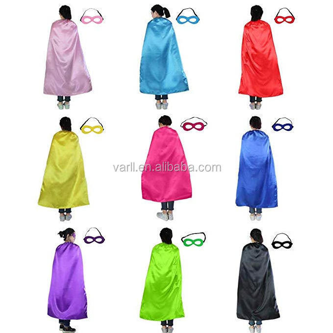 10sets pack Superhero capes for teenagers and adult party costumes for team spirit building 70X70CM cape