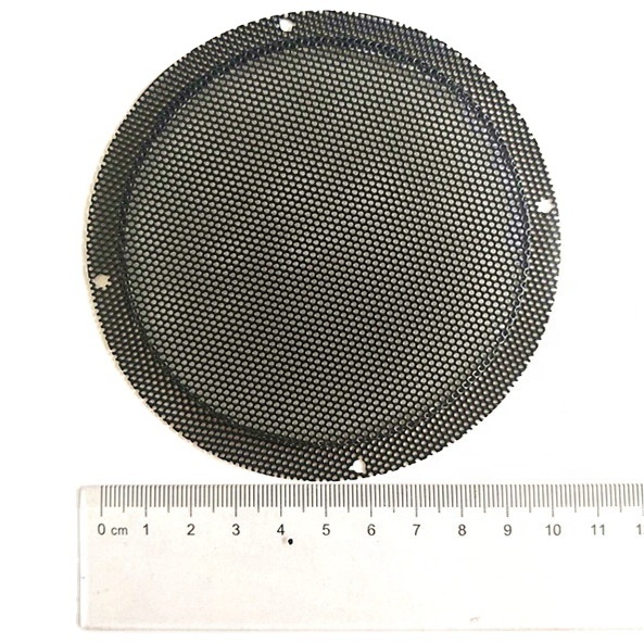 High Quality Metal Perforated Black Speaker Cover Grill Anti-dust Speaker Protection Grill Mesh