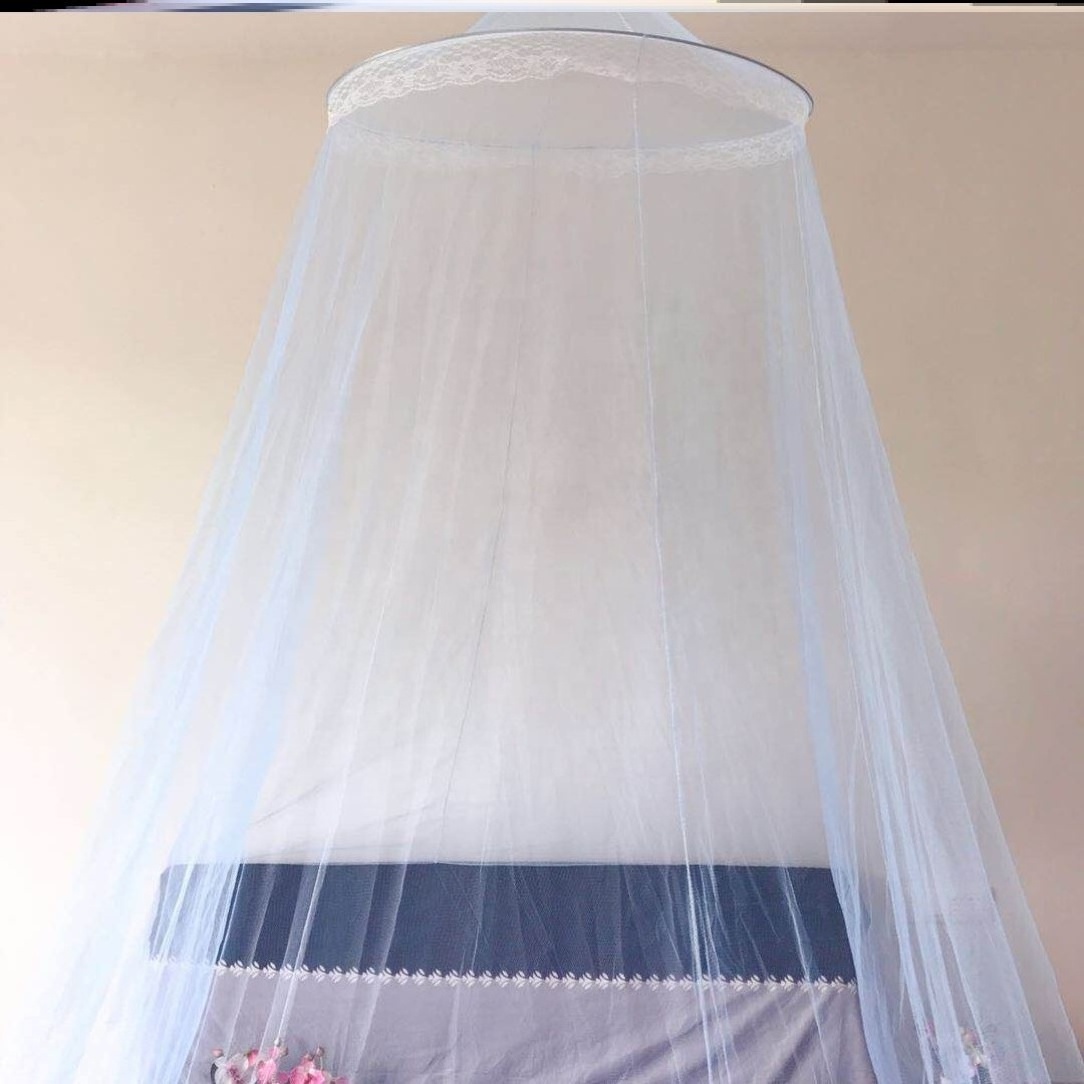 High Quality Hanging Bed Mosquito Net Princess Round Hoop Bed Canopy For Kids/Adults